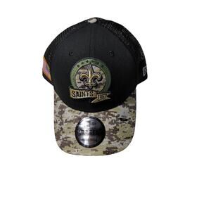 New Era 9Forty Snapback NewOrleans Saints Camo Salute To Service OnField Cap Hat